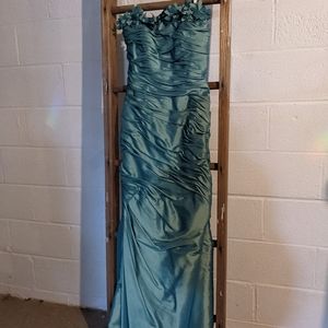 Bridesmaid Dress - New, Unaltered - Peacock